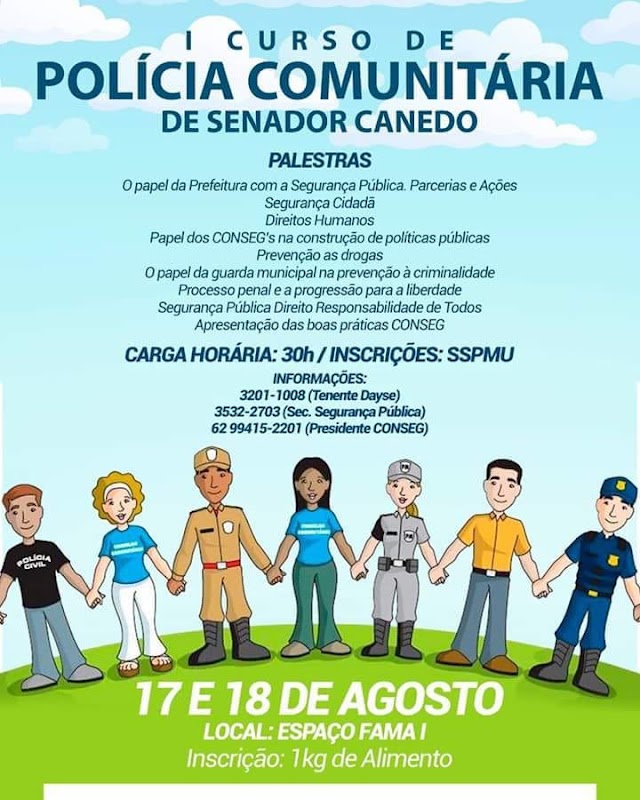 Senador Canedo: 1º Curso de Polícia Comunitária
