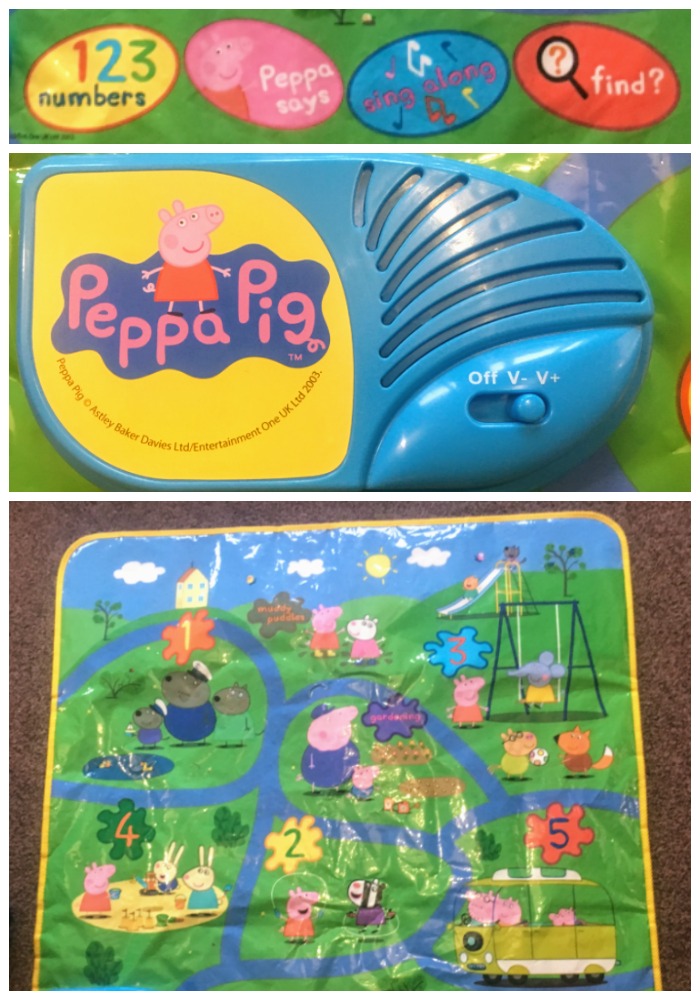 peppas interactive playmat