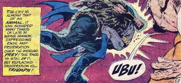 Detective Comics #438, Ubu attacks Batman