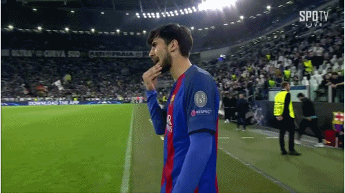 유벤투스 VS 바르셀로나, 경기 10짤 요약.GIF