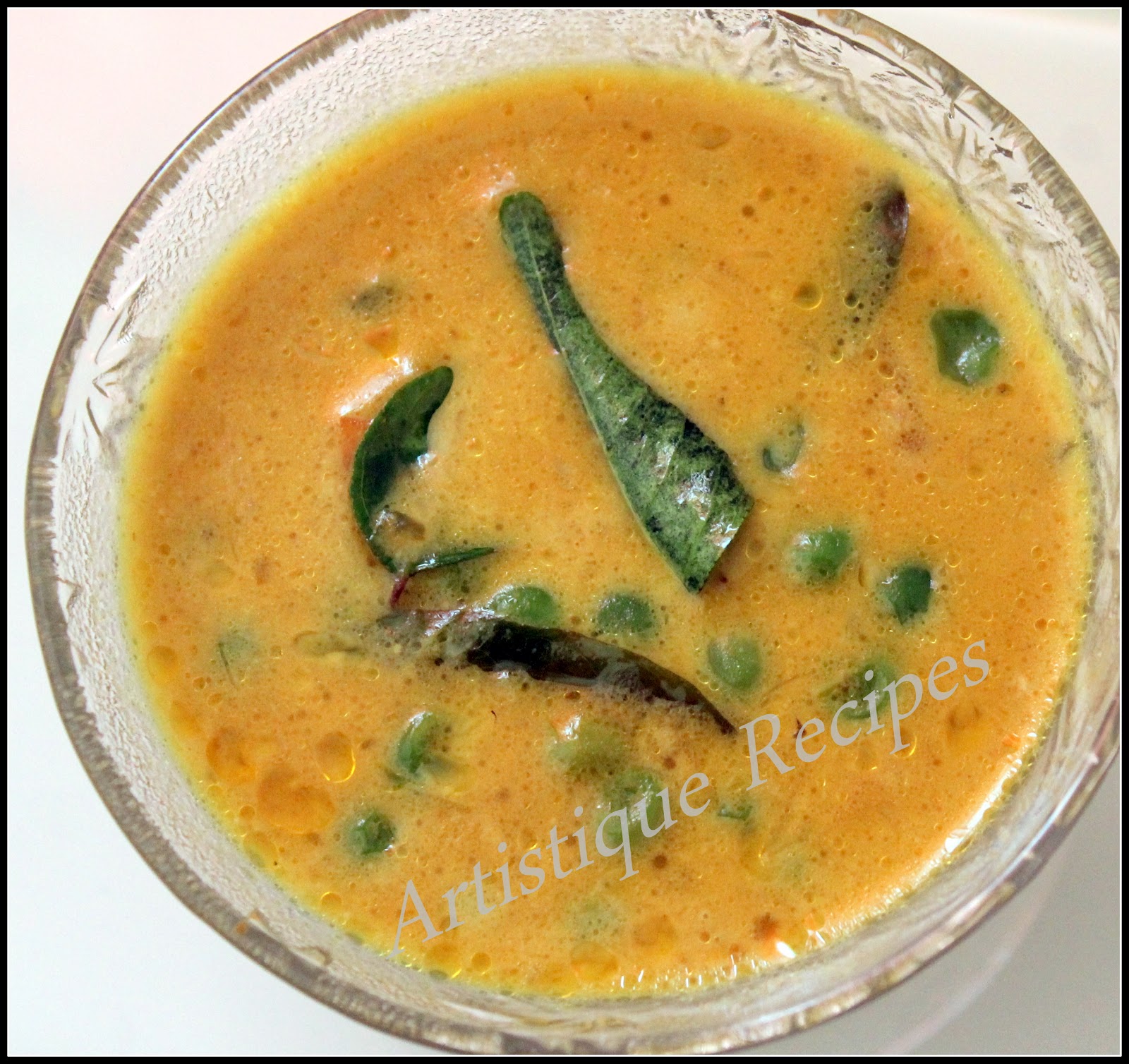 Artistique's Kitchen... 26 Green Peas Masala Kerala Style