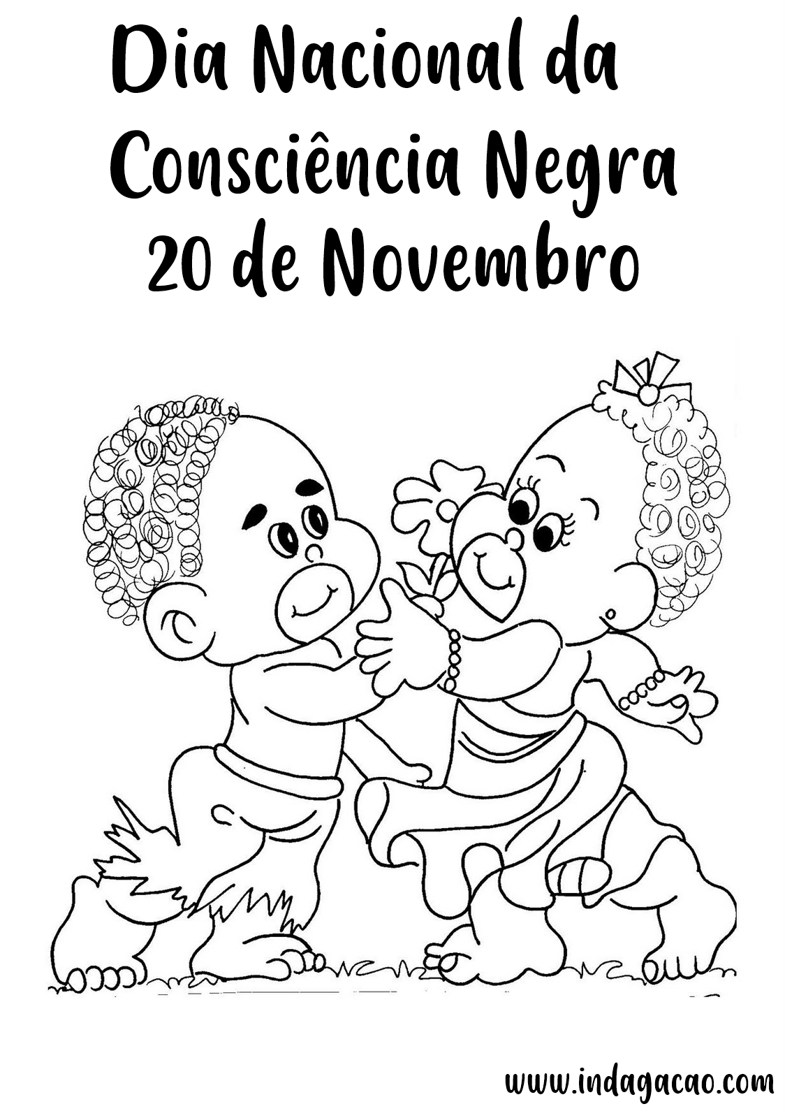 Desenhos Consciência Negra 20 De Novembro Para Colorir Imprimir