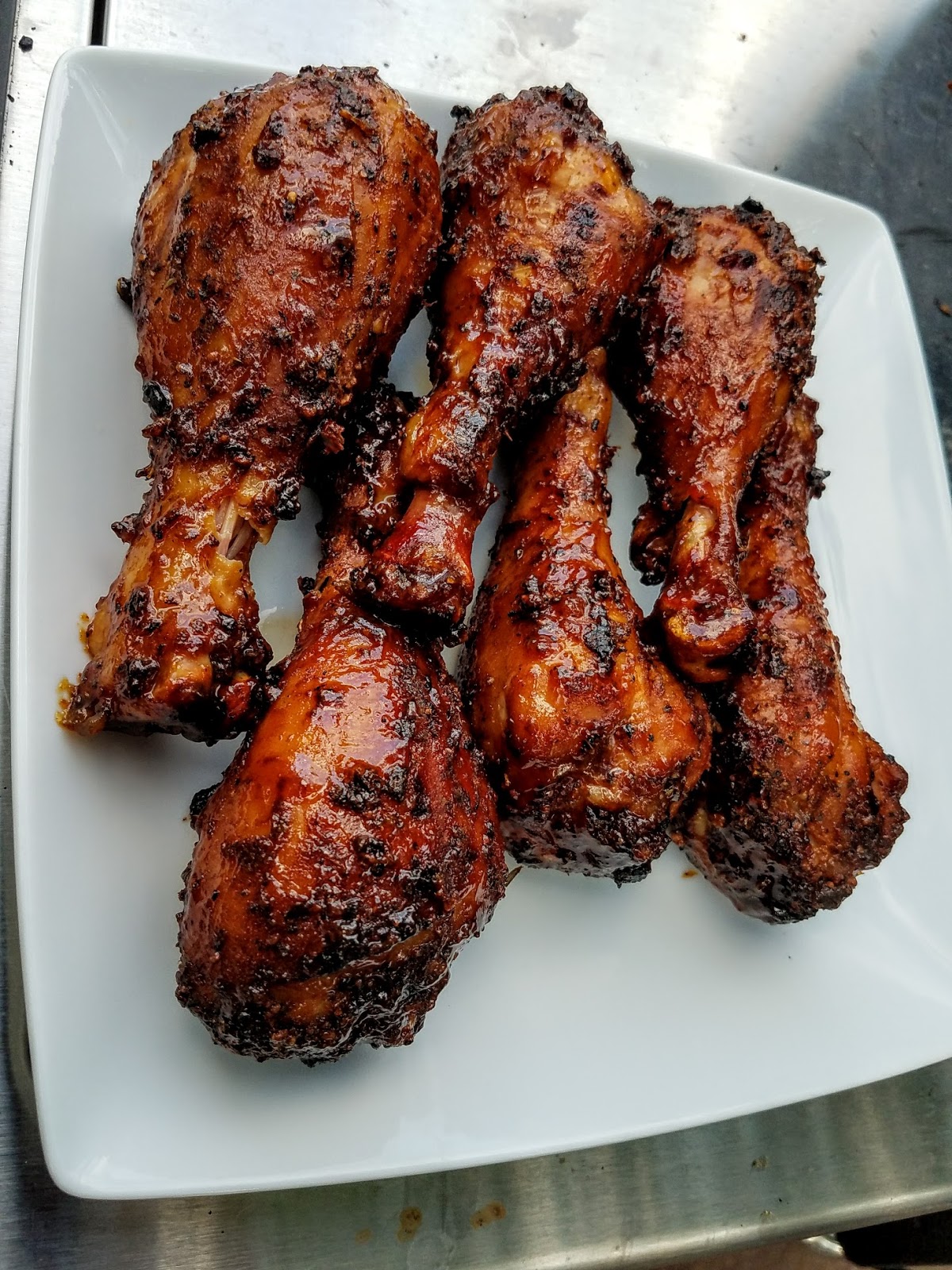 Norm's site Grilled chicken with Apricot Molasses Glaze