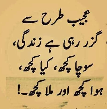 Beautiful Life Urdu With Awesome Quotes on Zindagi - AANSOO