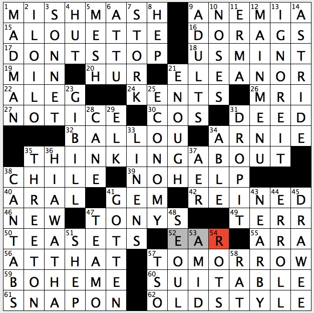 Rex Parker Does the NYT Crossword Puzzle: Jazz pianist Garner / FRI 5-12-17  / Order repeated before hike / Record producer Pettibone / Civic animal /  First lady after Lou / Beloved army leader