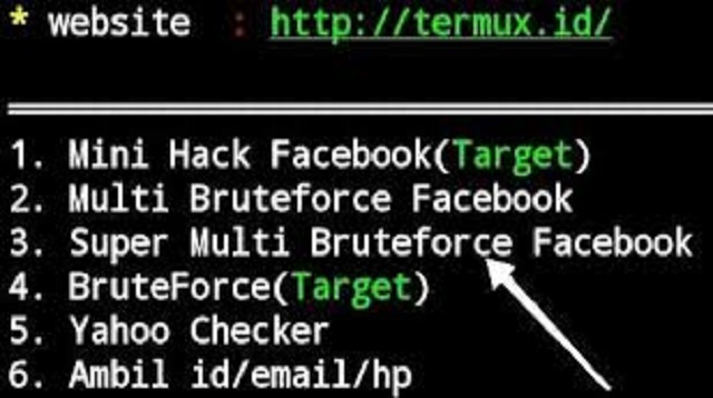 Script Hack FB Github dengan Metode Brute Force di Termux