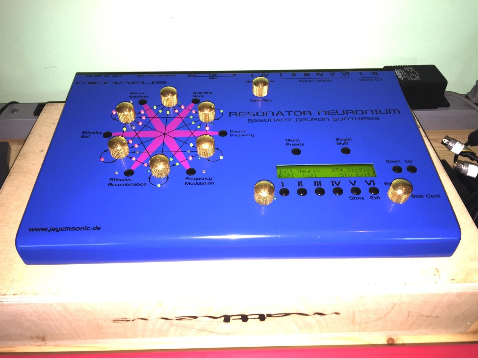 MATRIXSYNTH JOMOX MICHAELIS RESONATOR NEURONIUM SYNTHESIZER