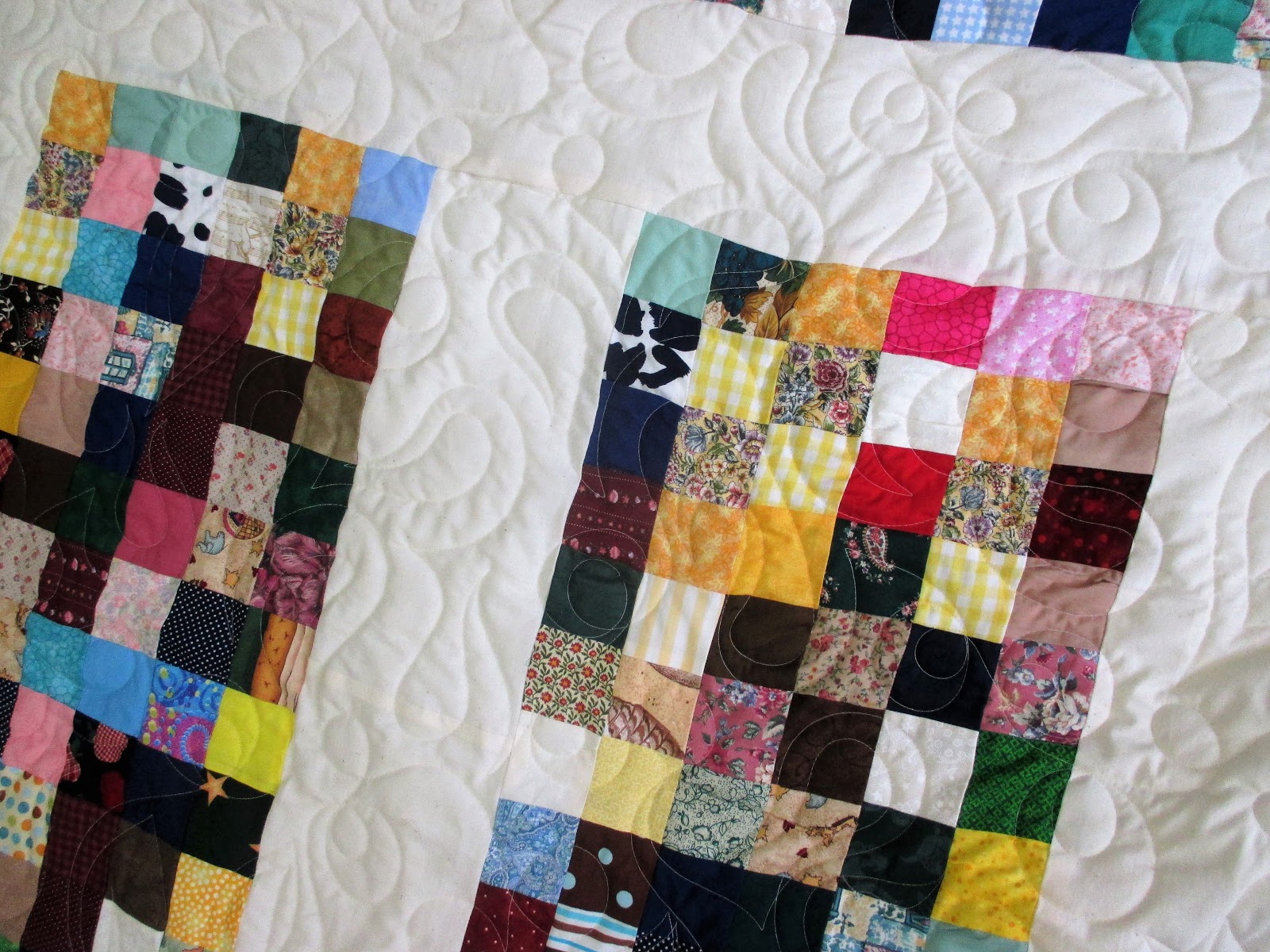 Down to sew 2 5 inch squares scrap quilt