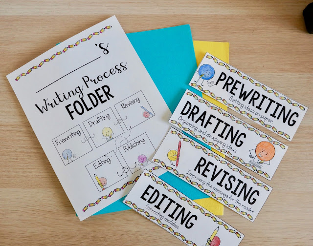 If your kids struggle with revision, they are not alone. This post explains three tips you can use to help your 3rd, 4th, and 5th grade students understand and actually revise their own writing! A free  download for writer's workshop folders will help your kids understand the writing process, and there's even a free revising checklist! Get started today with this download and step-by-step video instructions! 