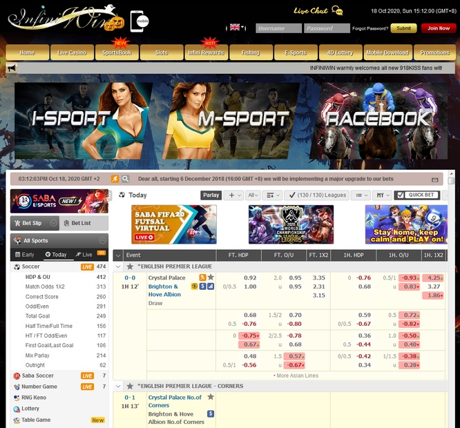 InfiniWin Sportsbook