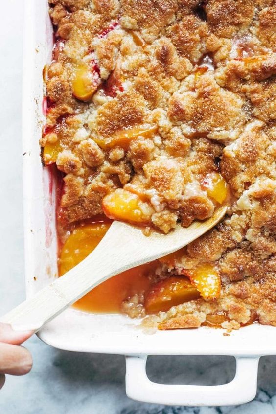 Best peach cobbler