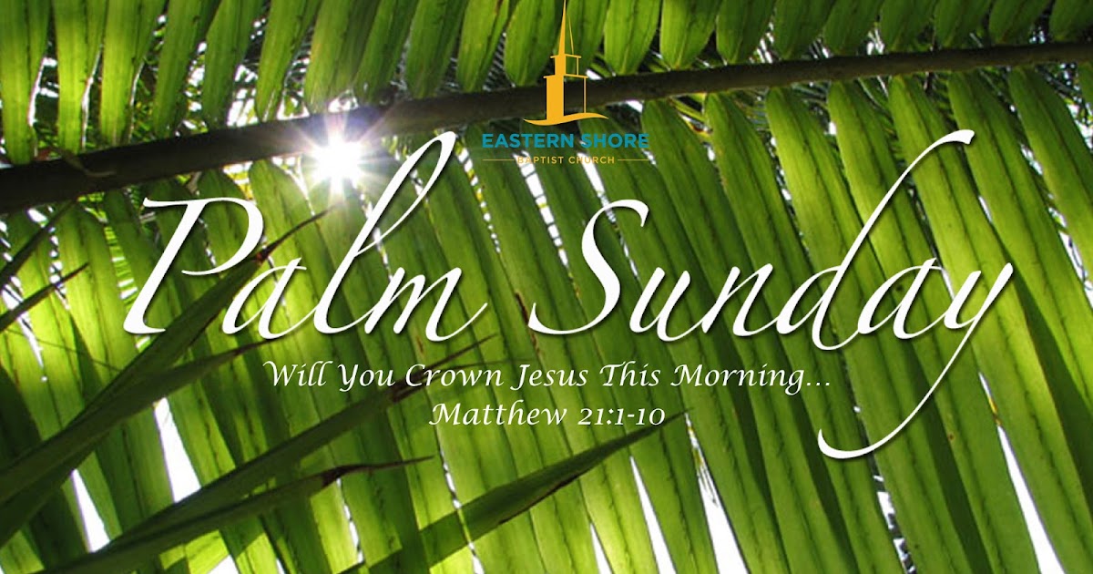 Palm Sunday The People and the Purpose of Palm Sunday