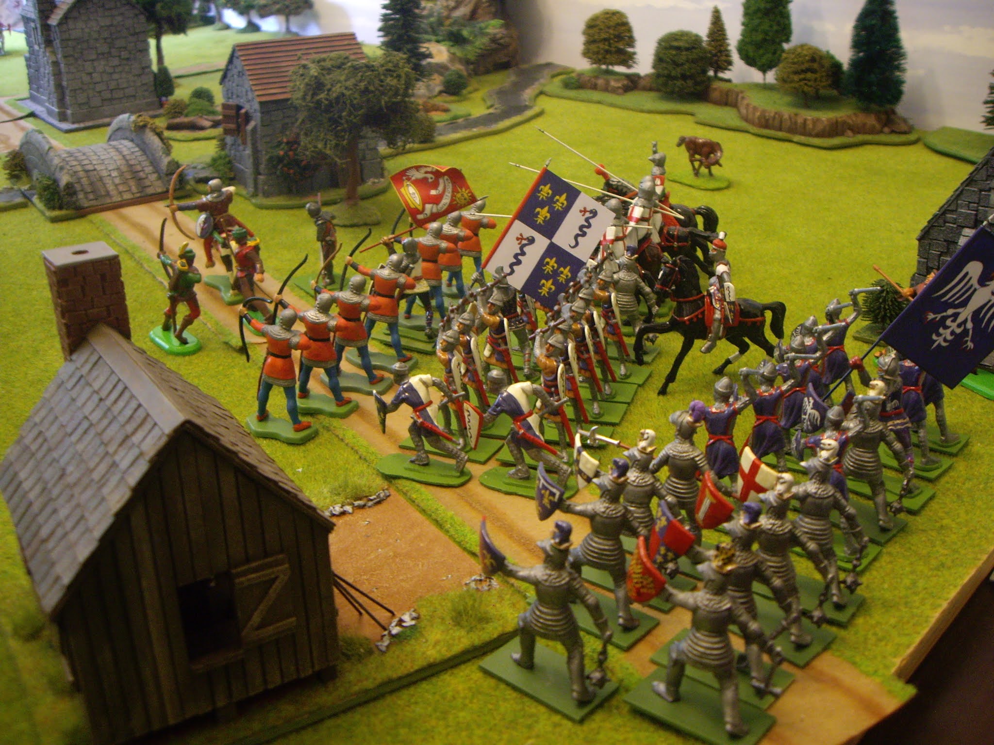 Wargaming with 54mm Toy Soldiers MEDIEVAL WARGAME 54MM
