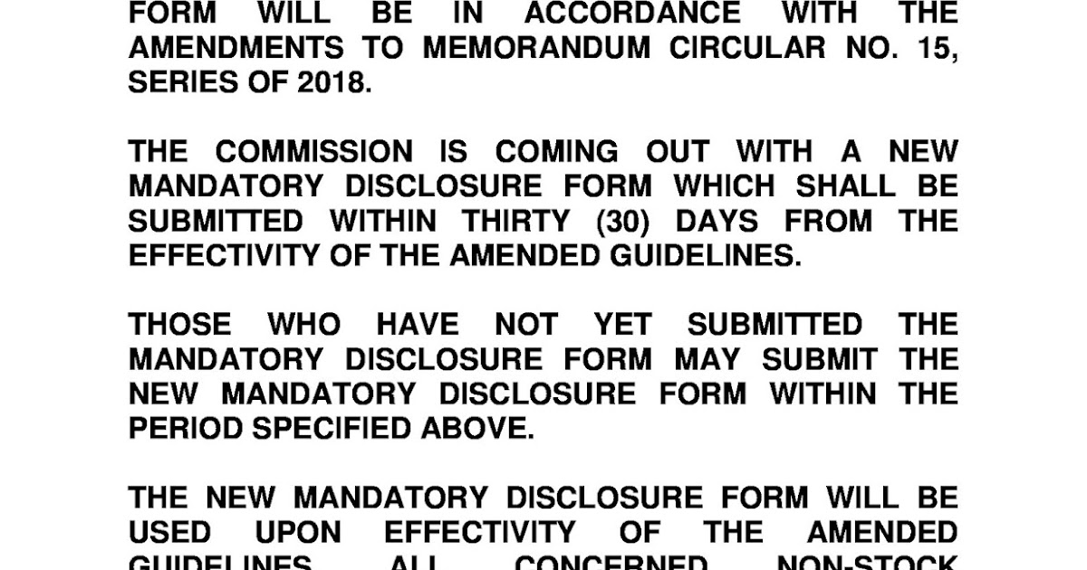 philippine real estate laws SEC Notice to All SEC Registered Non