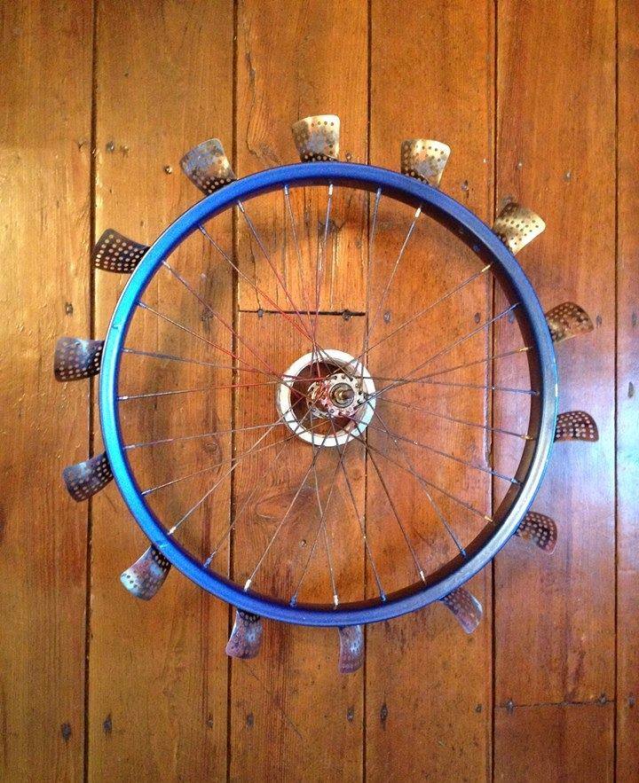 My Mother's Daughter Bicycle rim wind spinner