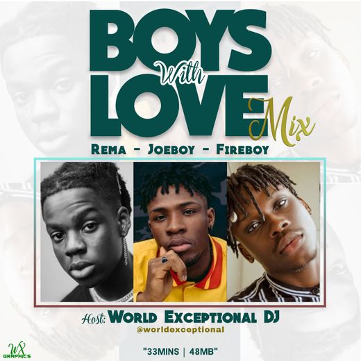 World Exceptional DJ “Boys With Love” (Mix) f. Rema, Joeboy, Fireboy