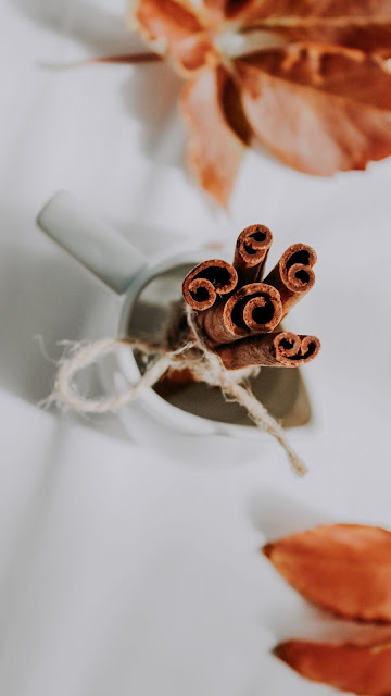 Cinnamon Wallpaper, Spices, White Cup Cinnamon Wallpaper, Spices, White Cup