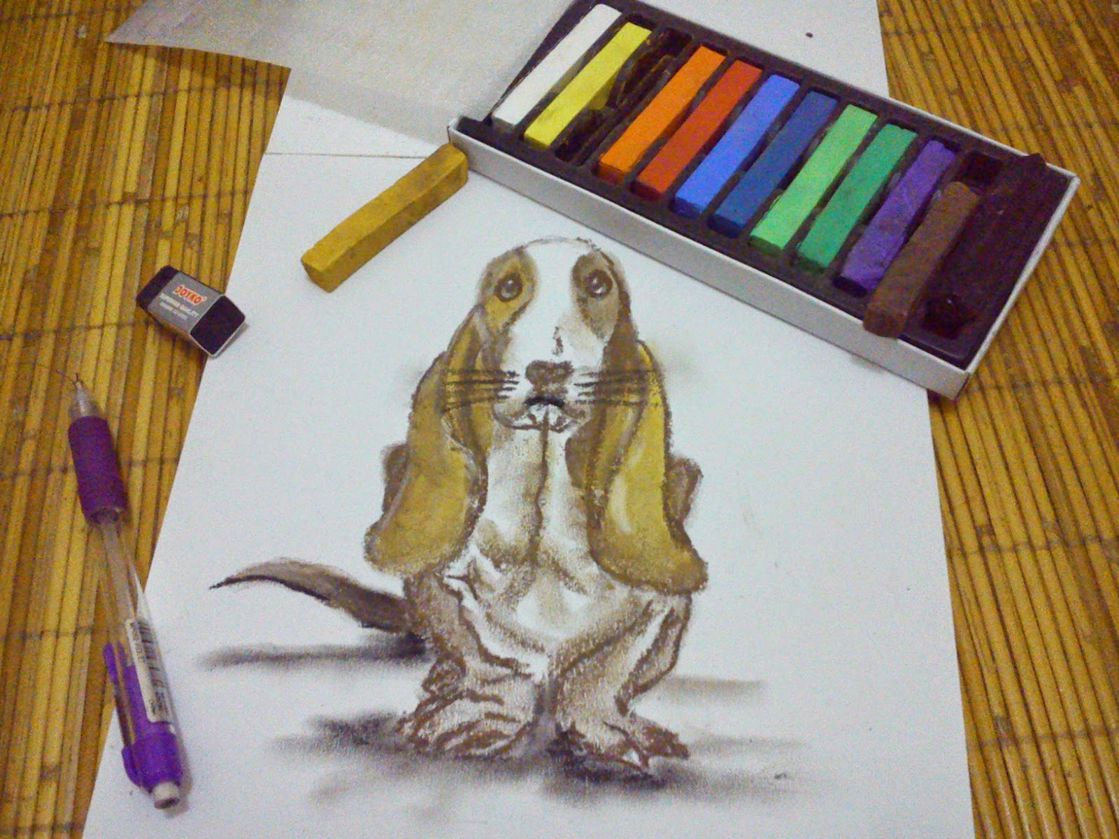 sketsa menggunakan oil pastel sketsa menggunakan oil pastel
