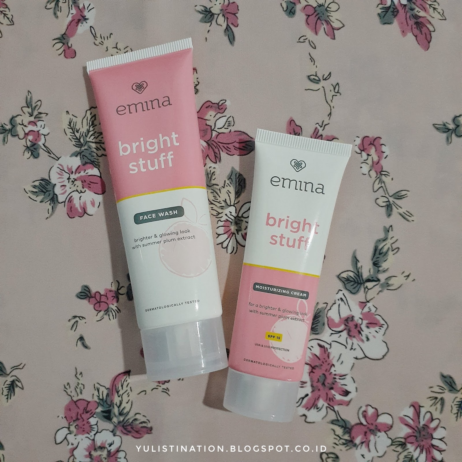 REVIEW Emina Bright Stuff Face Wash & Moisturizer Cream The