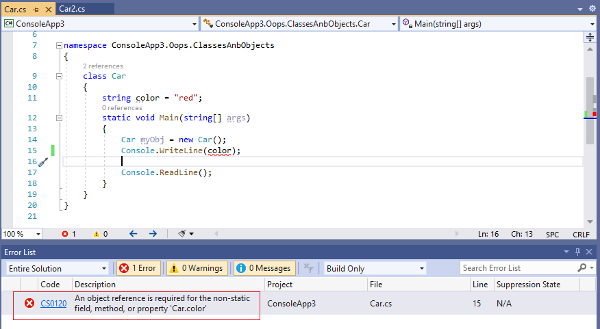 C# : Error CS0120 An object reference is required for the non-static field, method, or property | Jaspersoft Community C# : Error Cs0120 An Object Reference Is Required For The Non-Static Field, Method, Or Property | Jaspersoft Community
