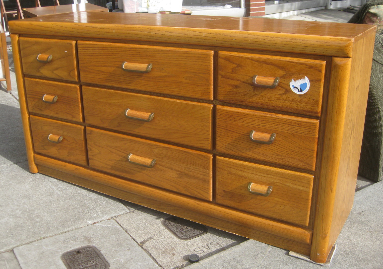 UHURU FURNITURE & COLLECTIBLES SOLD Oak Dresser 80