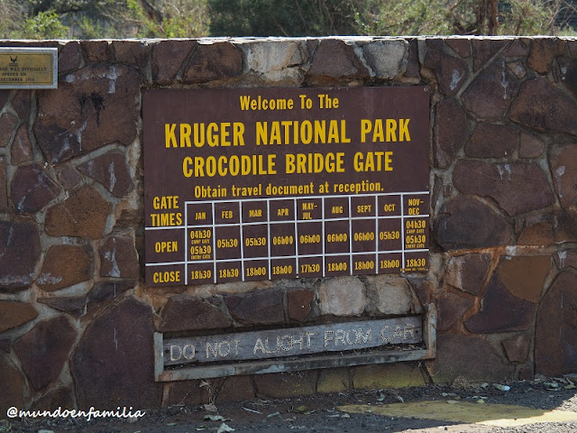 Kruger National Park (Crocodile Bridge Gate)