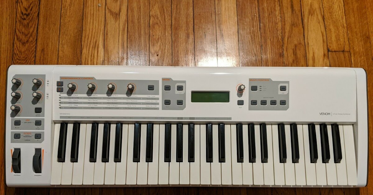 MATRIXSYNTH MAudio Venom 12Voice Virtual Synthesizer Keyboard