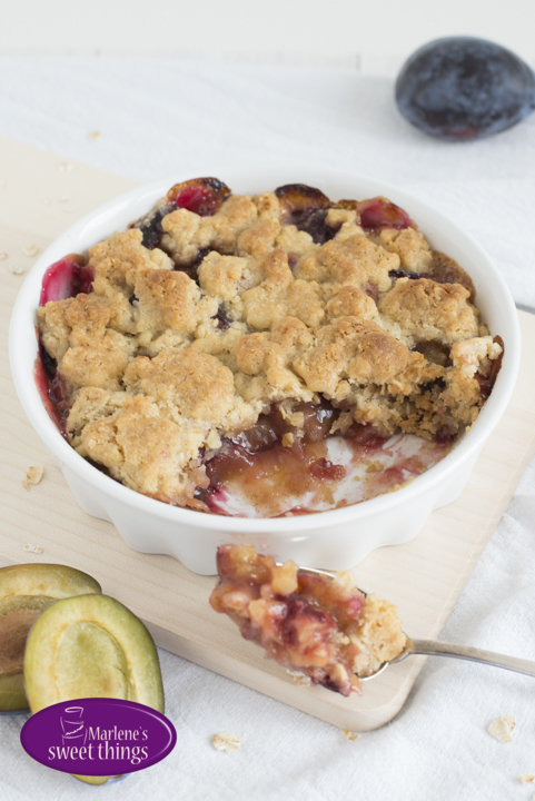 Marlene&amp;#39;s sweet things: Zwetschgen-Crumble