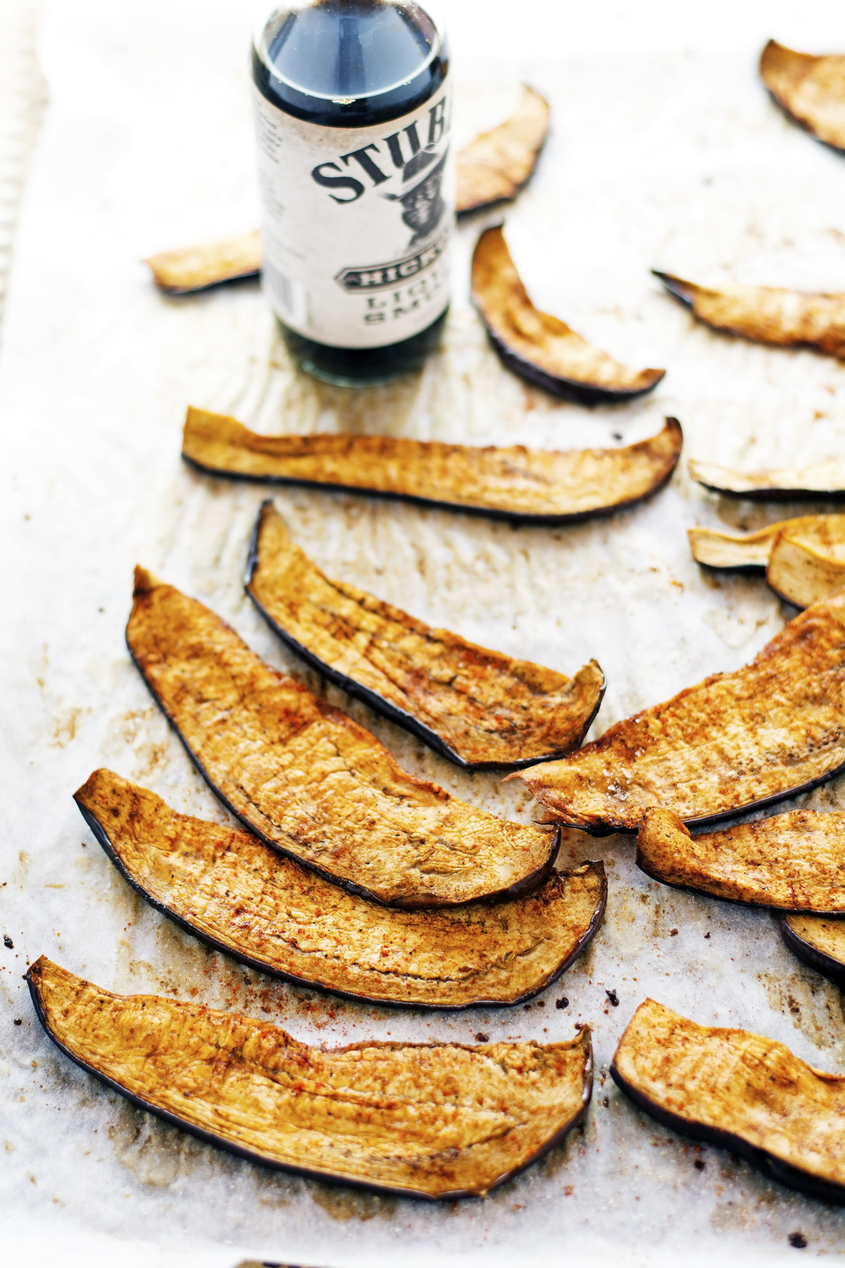 The Iron You Eggplant Bacon (aka Smoked Eggplant Slices)