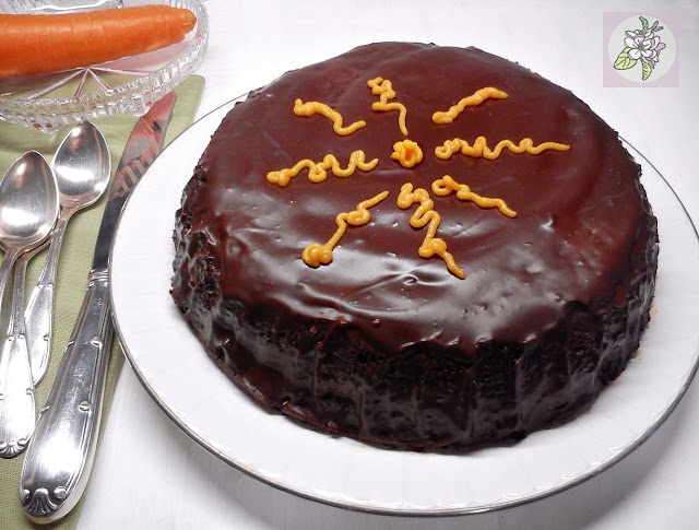 Tarta de Chocolate con Crema de Zanahoria