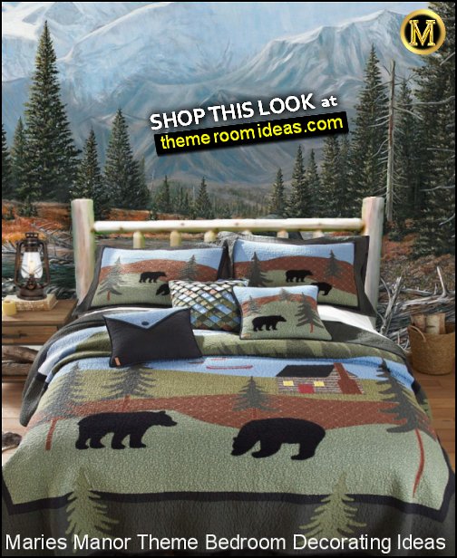 black bear bedding woodland forest mural camping in the woods bedroom decor black bear bedding woodland forest mural camping in the woods bedroom decor