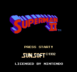 Superman II General Zod Edition NES
