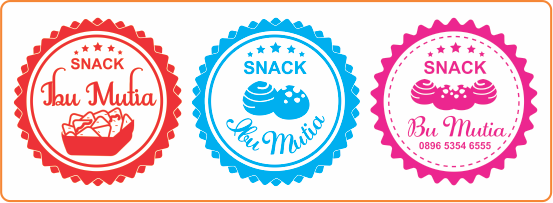 Contoh Stempel Snack Contoh Stempel Makanan Ringan