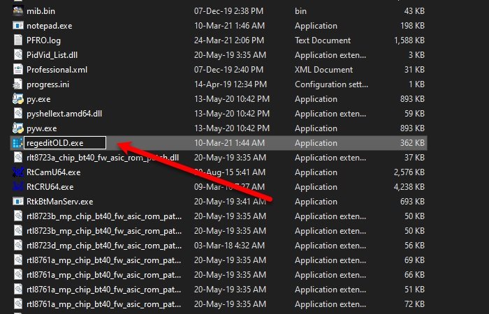 L'éditeur de registre ne s'ouvre pas ou ne plante pas dans Windows 10