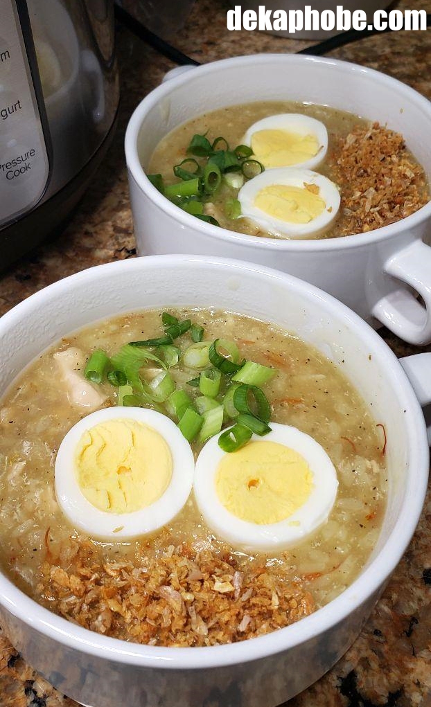 Instant Pot Arroz Caldo (Filipino Rice Porridge)