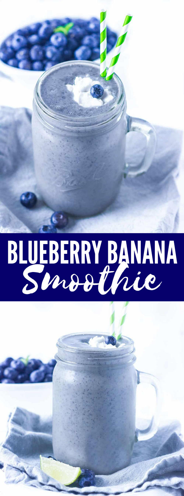 Blueberry Banana Smoothie #drinks #breakfast Blueberry Banana Smoothie #drinks #breakfast