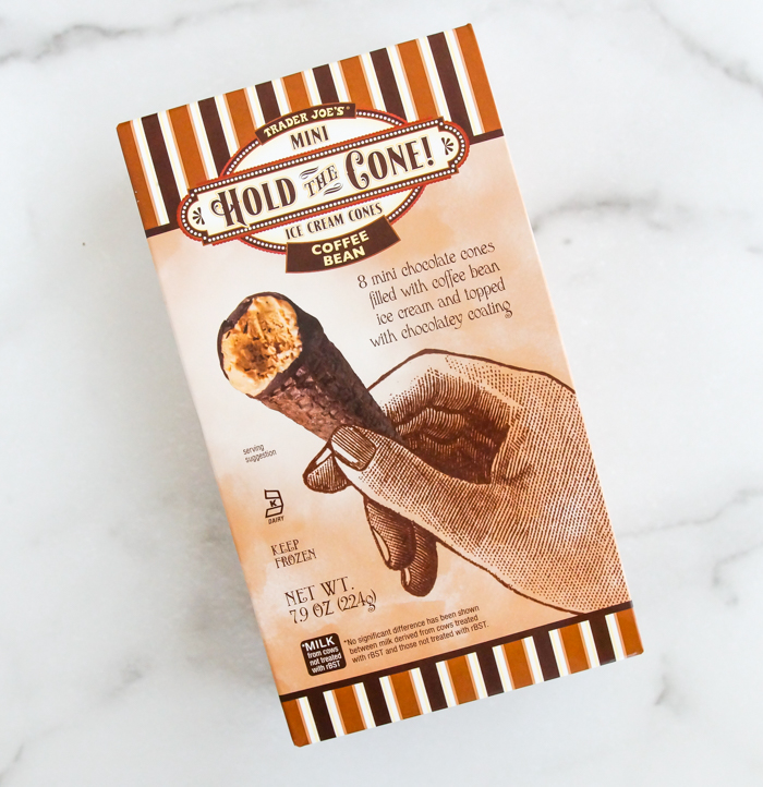 Trader Joe's Coffee Bean Mini Hold the Cone Ice Cream Cones review