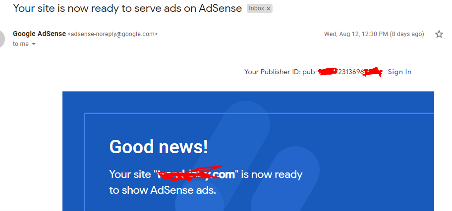 AdSense Approval