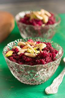 chukandar halwa, beetroot halwa with video recipe, beetroot dessert