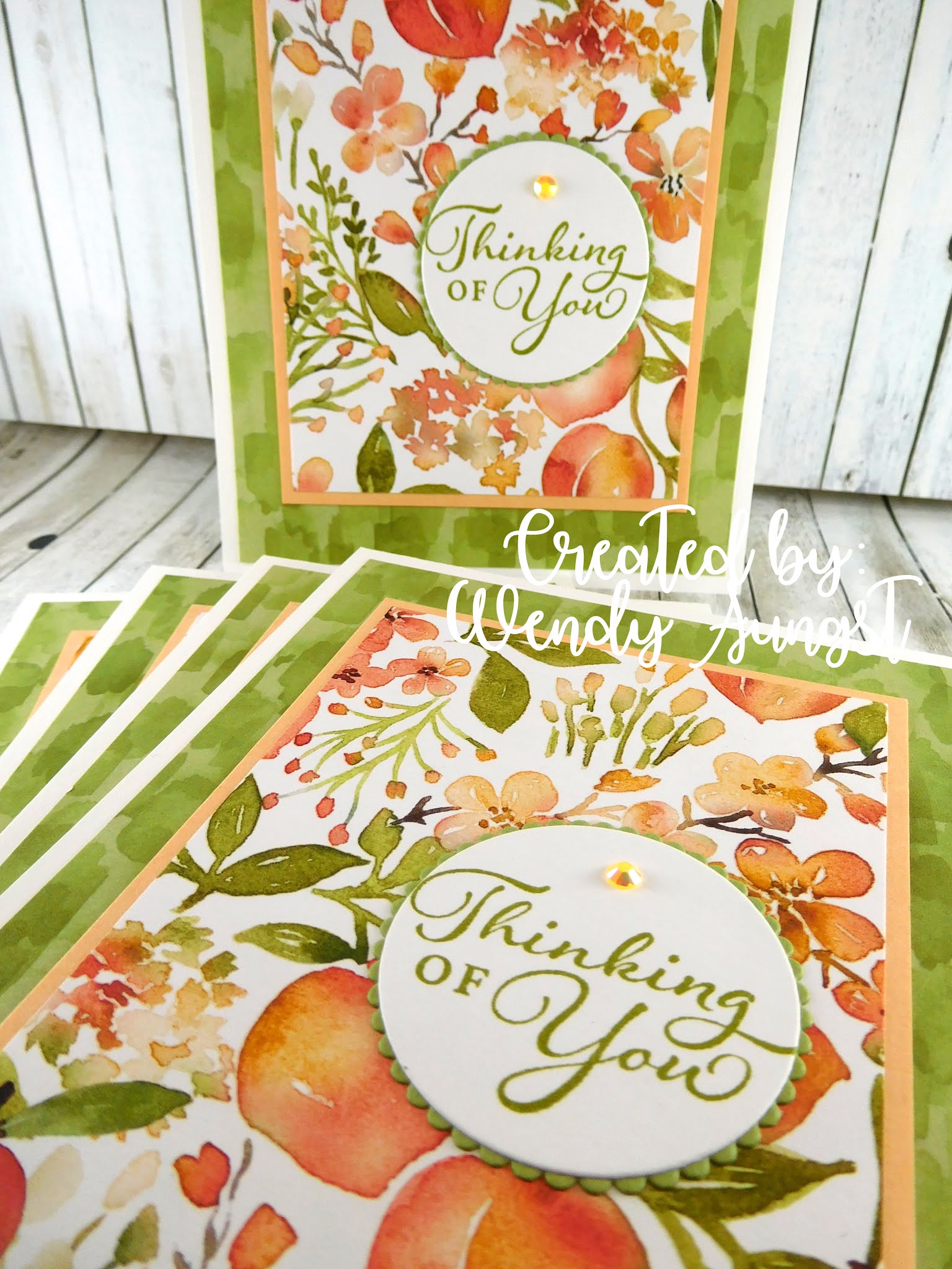 WeeBeeStampin4Fun Thinking of You Card Set