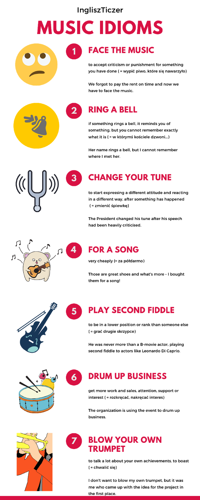 MUSIC IDIOMS IngliszTiczer.pl