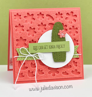 11 Stampin' Up! Flowering Cactus Product Medley Projects + Video ~ www.juliedavison.com #stampinup