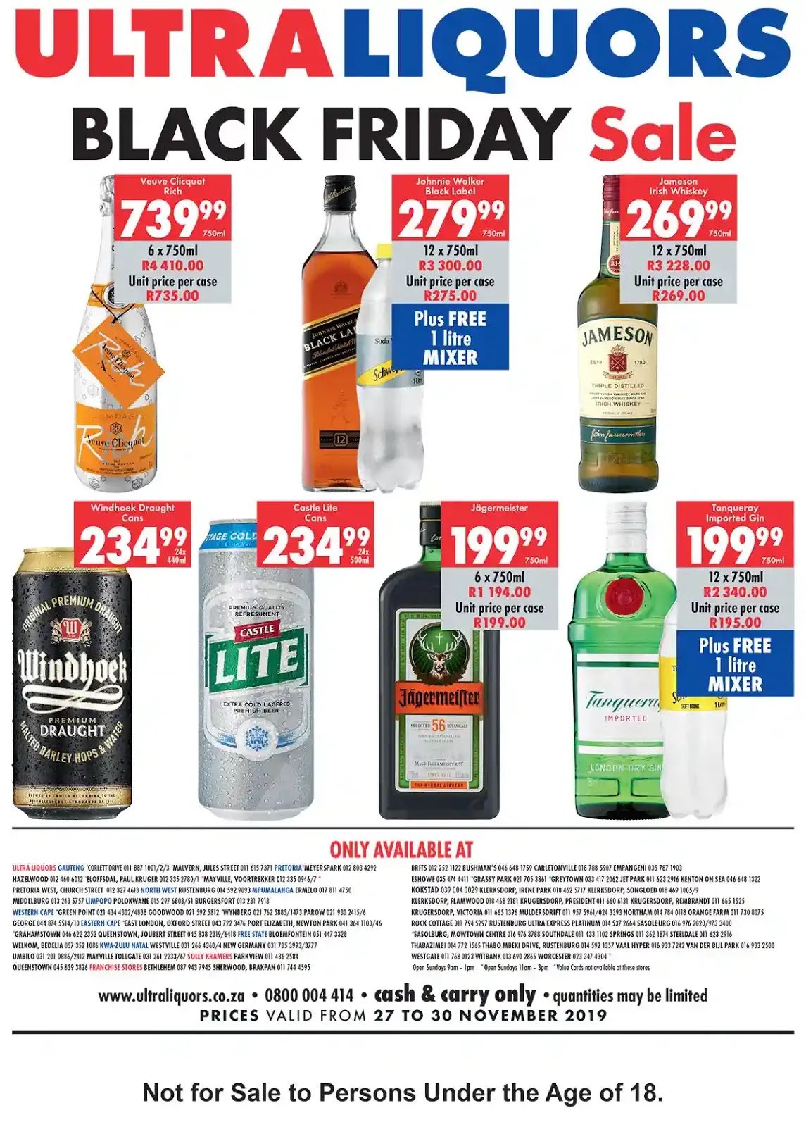 [Updated 2019] Ultra Liquors Black Friday Deals 2019