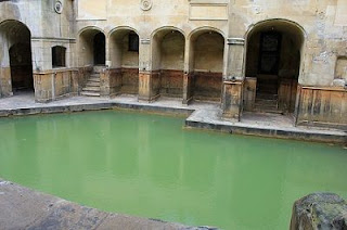 the Roman bath