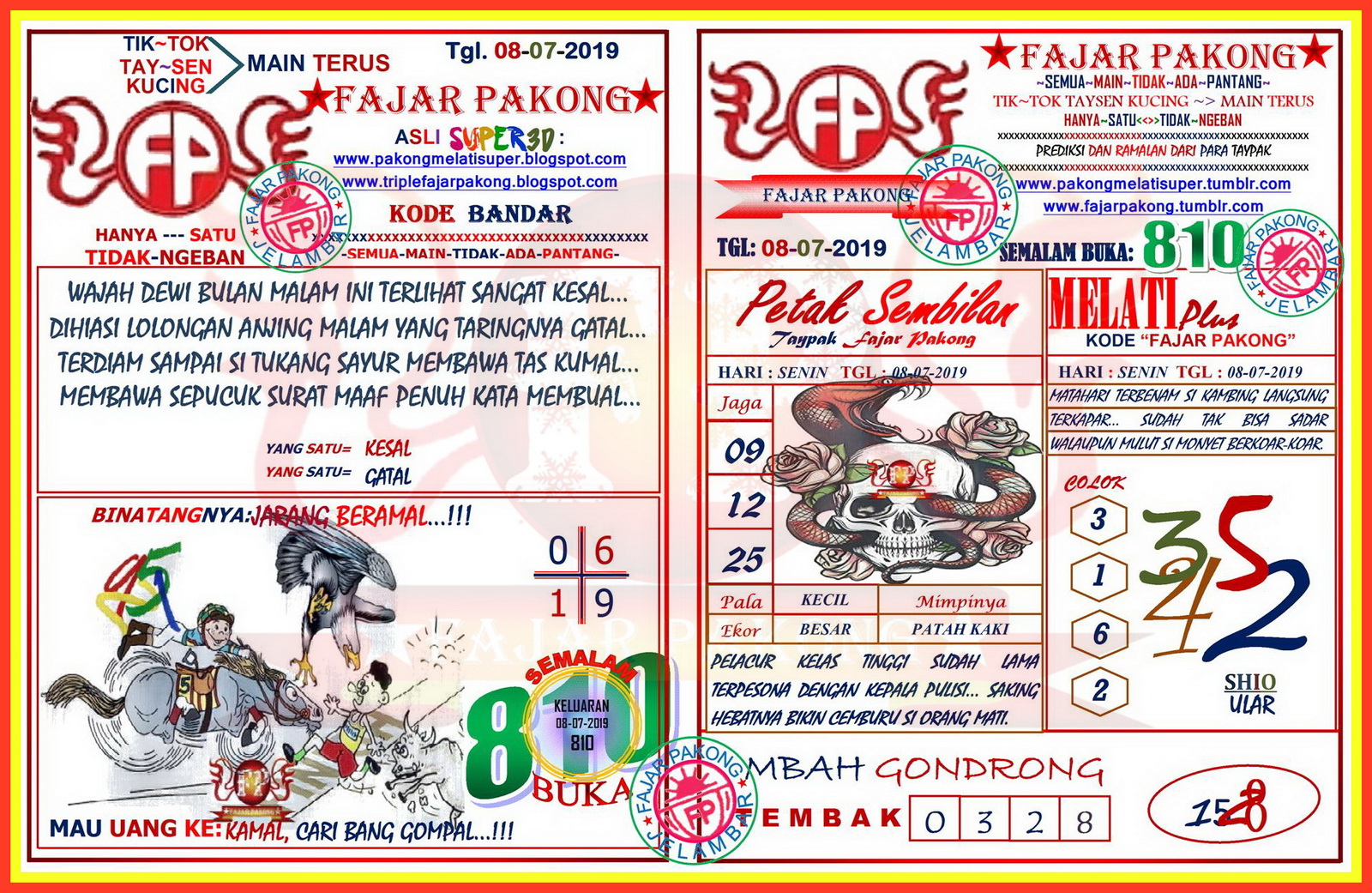 Pakongmelati Com Juli 2019