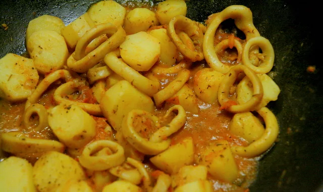 Calamars à la Sétoise / Sète-i tintahal