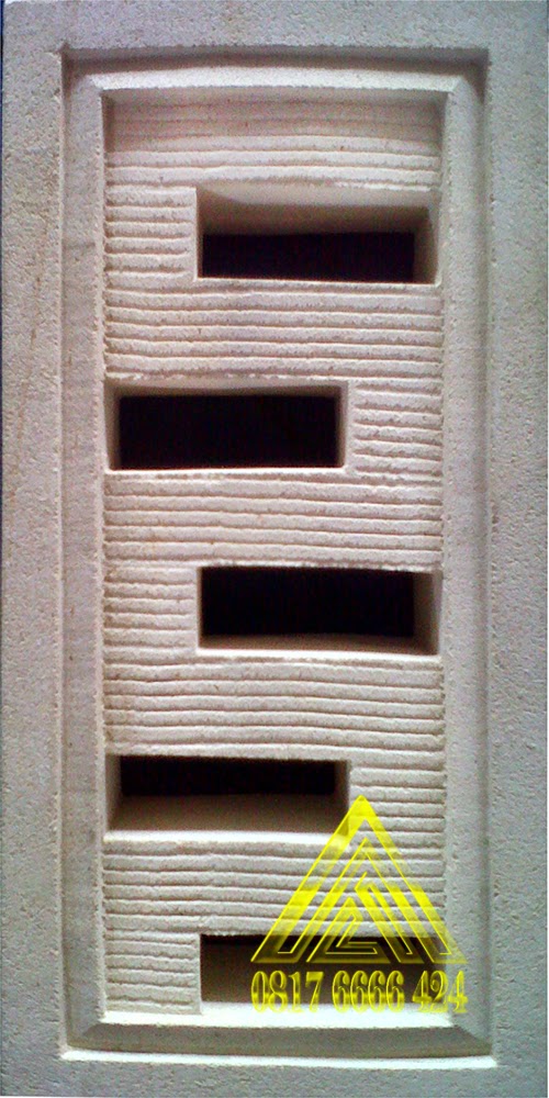 Roster batu alam untuk ventilasi udara