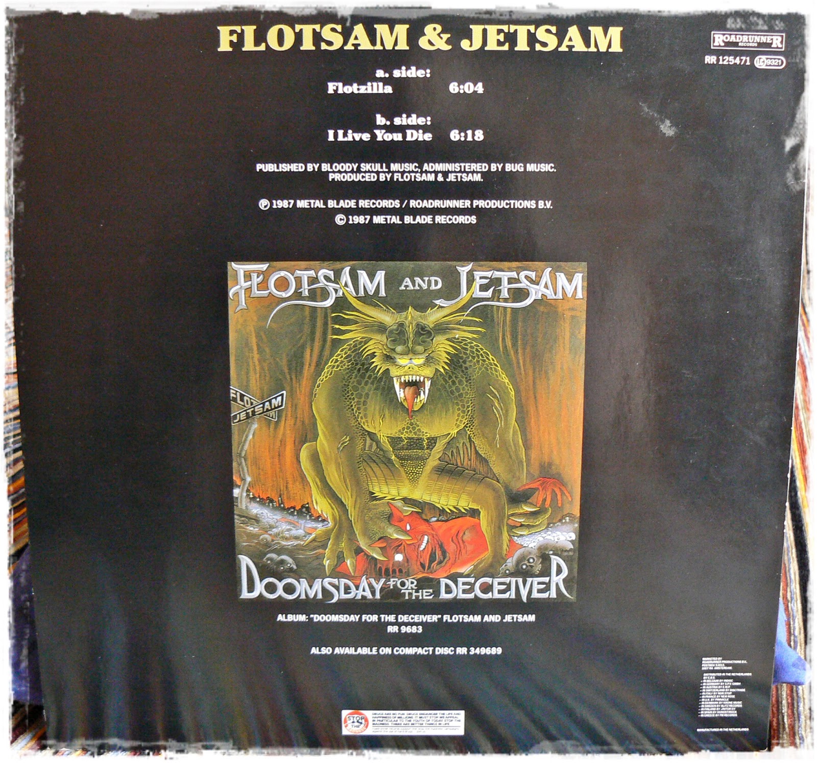 ZEPPELIN ROCK Flotsam and Jetsam Flotzilla (1987) Crítica del disco