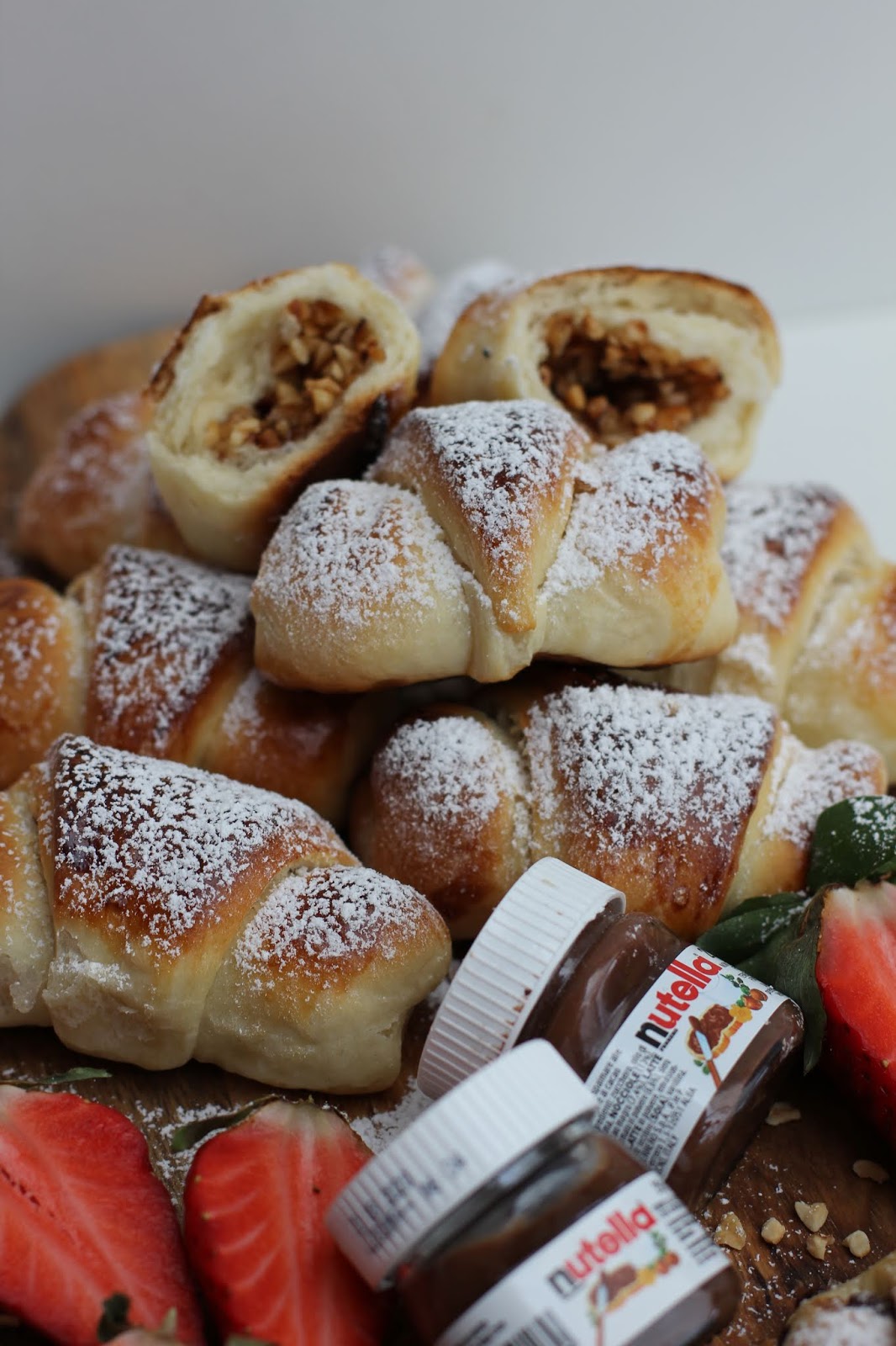 Nuss &amp; Nutella Hörnchen