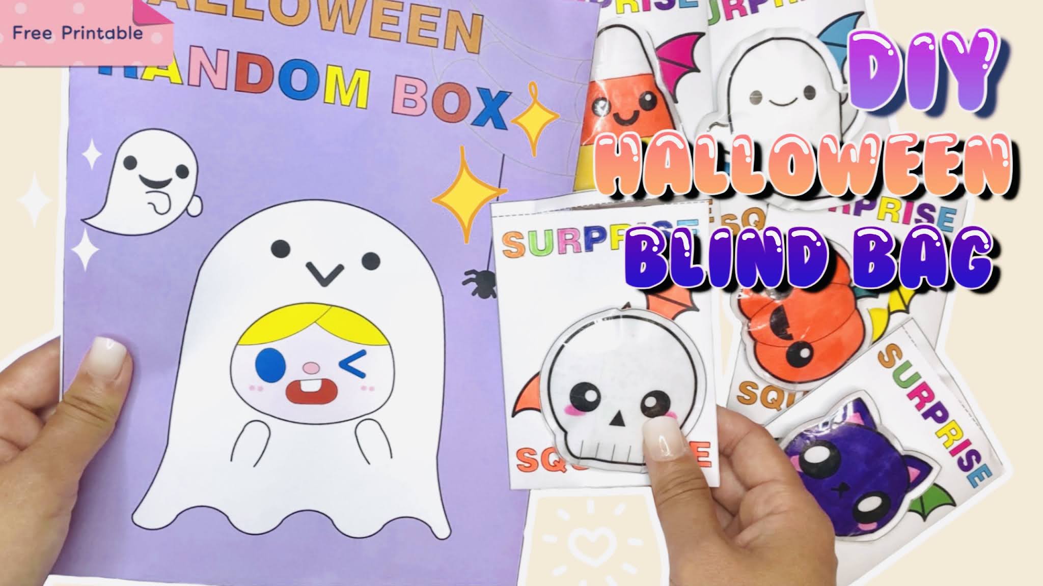Dodoxcrafts DIY How to make Halloween blind bags